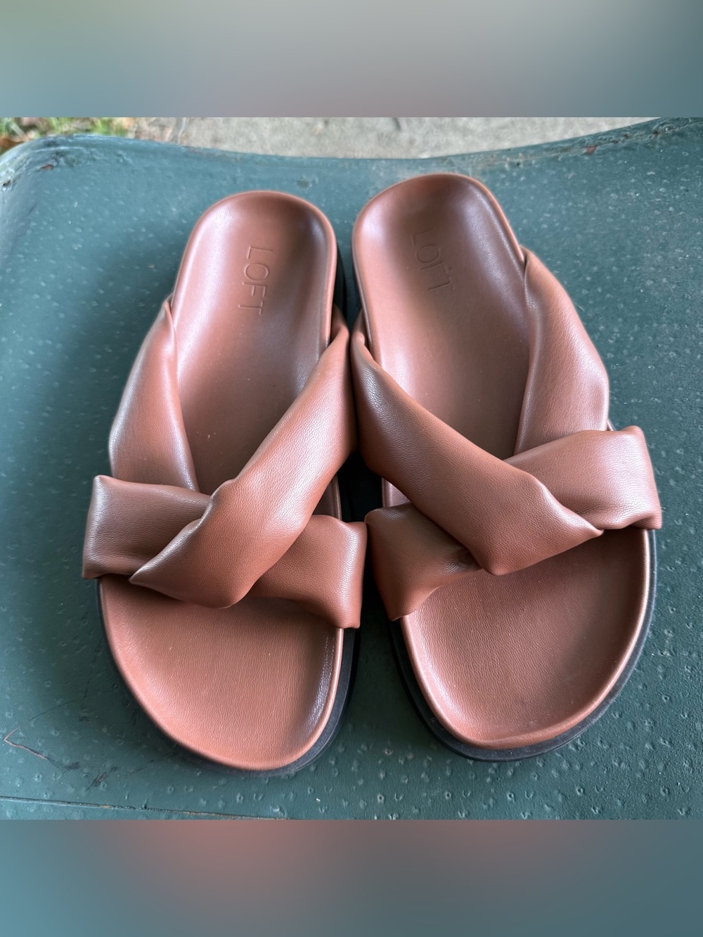 Loft puffy sandals women’s sz 8